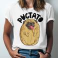 Pugtato Pug Potato Dog Lovers Costume Funny Meme Gifts Unisex Jersey Short Sleeve Crewneck Tshirt