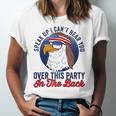 Redneck 4Th Of July American Flag Usa Eagle Mullet Jersey T-Shirt