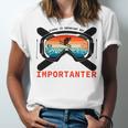 School Is Important But Skiing Is Importanter Unisex Jersey Short Sleeve Crewneck Tshirt