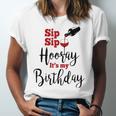 Sip Sip Hooray Its My Birthday Bday Party Jersey T-Shirt