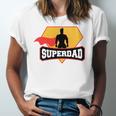 Superdad Superhero Themed For Fathers Day Jersey T-Shirt