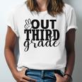 Third Grade Out School Tee 3Rd Grade Peace Students Kids Jersey T-Shirt