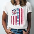 Uss Ranger Cv 61 American Flag Aircraft Carrier Veterans Day Jersey T-Shirt