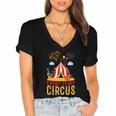 Even Staff Circus Women's Jersey Short Sleeve Deep V-Neck Tshirt