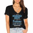 Insurance Agent I Am Insurance Agent Women's Jersey Short Sleeve Deep V-Neck Tshirt