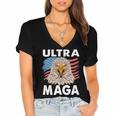 Ultra Maga V19 Women's Jersey Short Sleeve Deep V-Neck Tshirt