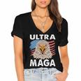 Ultra Maga V28 Women's Jersey Short Sleeve Deep V-Neck Tshirt