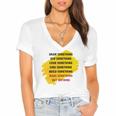 Anti Consumerism Women's Jersey Short Sleeve Deep V-Neck Tshirt