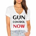 End Gun Violence Shirts Endgunviolence Women's Jersey Short Sleeve Deep V-Neck Tshirt