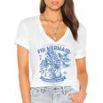 Fiji Mermaid - Cryptids Club Case File 204 193 Trending Shirt Women's Jersey Short Sleeve Deep V-Neck Tshirt