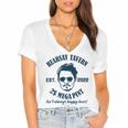 Hearsay Tavern Est 2022 Mega Pint Isnt Always Happy Hour Women's Jersey Short Sleeve Deep V-Neck Tshirt