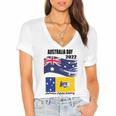 New Australia Day 2022 V2 Women's Jersey Short Sleeve Deep V-Neck Tshirt