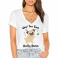 Official Wow You Can Really Dance - Dance Lover Idea Women's Jersey Short Sleeve Deep V-Neck Tshirt