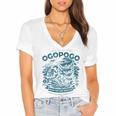 Ogopogo - Cryptids Club Case File 298 191 Trending Shirt Women's Jersey Short Sleeve Deep V-Neck Tshirt