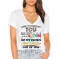 Sorry To Disappoint You But I Cant Spank The Autism Women's Jersey Short Sleeve Deep V-Neck Tshirt