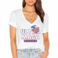 Ultra Maga V25 Women's Jersey Short Sleeve Deep V-Neck Tshirt