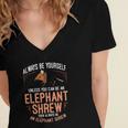 Elephant Shrew Gift Sengi Cute Jumping Mouse Women's Jersey Short Sleeve Deep V-Neck Tshirt
