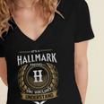Its A Hallmark Thing You Wouldnt Understand Name Women's Jersey Short Sleeve Deep V-Neck Tshirt