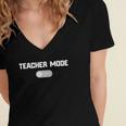 Last Day Of School Design For Teachers Women's Jersey Short Sleeve Deep V-Neck Tshirt