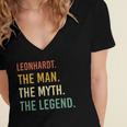 Leonhardt Name Shirt Leonhardt Family Name V3 Women's Jersey Short Sleeve Deep V-Neck Tshirt