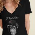 Monkey In A Cap 527 Trending Shirt Women's Jersey Short Sleeve Deep V-Neck Tshirt