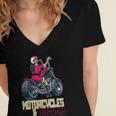 Motorcycles Mascara Excellent Dreaming 466 Shirt Women's Jersey Short Sleeve Deep V-Neck Tshirt