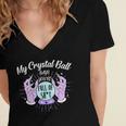 My Crystal Ball Says Youre Full Of Shit 505 Trending Shirt Women's Jersey Short Sleeve Deep V-Neck Tshirt