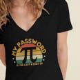 My Password Is The Last 8 Digits Of Pi 93 Trending Shirt Women's Jersey Short Sleeve Deep V-Neck Tshirt