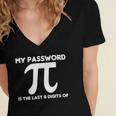 My Password Is The Last 8 Digits Of Pi 94 Trending Shirt Women's Jersey Short Sleeve Deep V-Neck Tshirt