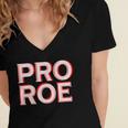 Pro Roe Women's Jersey Short Sleeve Deep V-Neck Tshirt