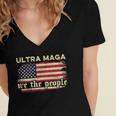 Proud Ultra Maga V9 Women's Jersey Short Sleeve Deep V-Neck Tshirt