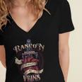 Rascon Blood Runs Through My Veins Name Women's Jersey Short Sleeve Deep V-Neck Tshirt