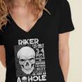 Riker Name Gift Riker Ive Only Met About 3 Or 4 People Women's Jersey Short Sleeve Deep V-Neck Tshirt