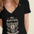 Team Arcos Lifetime Member V7 Women's Jersey Short Sleeve Deep V-Neck Tshirt