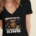 The Return Of The Great Maga King 3 Shirt Women's Jersey Short Sleeve Deep V-Neck Tshirt