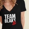 The Voice Blake Team Women's Jersey Short Sleeve Deep V-Neck Tshirt