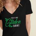 This Is My Garden Gardener Hob 552 Shirt Women's Jersey Short Sleeve Deep V-Neck Tshirt