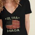 Ultra Maga And Proud Of It A Ultra Maga And Proud Of It V10 Women's Jersey Short Sleeve Deep V-Neck Tshirt