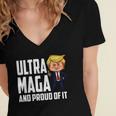 Ultra Maga And Proud Of It A Ultra Maga And Proud Of It V7 Women's Jersey Short Sleeve Deep V-Neck Tshirt