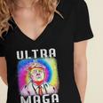 Ultra Maga Gift V5 Women's Jersey Short Sleeve Deep V-Neck Tshirt