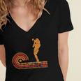 Vintage Trumpet Cool Retro Trumpet Player 162 Shirt Women's Jersey Short Sleeve Deep V-Neck Tshirt