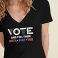 Vote Tell Them Ruth Sent You 32 Shirt Women's Jersey Short Sleeve Deep V-Neck Tshirt