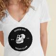 Bored Ape Yacht Club Nft Club Women's Jersey Short Sleeve Deep V-Neck Tshirt