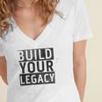 Build Your Legacy - Trix Women's Jersey Short Sleeve Deep V-Neck Tshirt