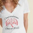 Congratulations Class Of 2022 Dragon Women's Jersey Short Sleeve Deep V-Neck Tshirt