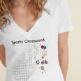 Croswords Women's Jersey Short Sleeve Deep V-Neck Tshirt