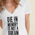 Die With Memories Not Dreams Women's Jersey Short Sleeve Deep V-Neck Tshirt