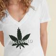 Everything I Want To Do Is Illegal Weed Women's Jersey Short Sleeve Deep V-Neck Tshirt