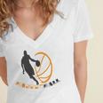 Funny Basketball Gift For Basketball Lovers Women's Jersey Short Sleeve Deep V-Neck Tshirt