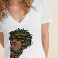 Juneteenth Free 1865 Tshirt Women's Jersey Short Sleeve Deep V-Neck Tshirt